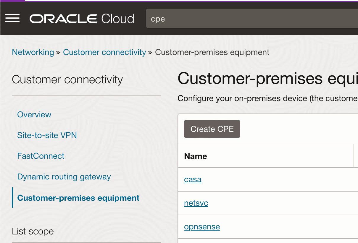 Tutorial: OPNSense IPsec VPN to OCI (Oracle Cloud)